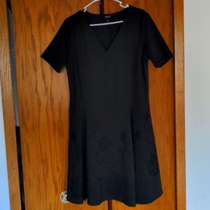Black satin dinner/party dress